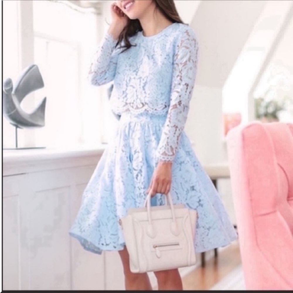 Lace crop top and skirt set (co-ord)